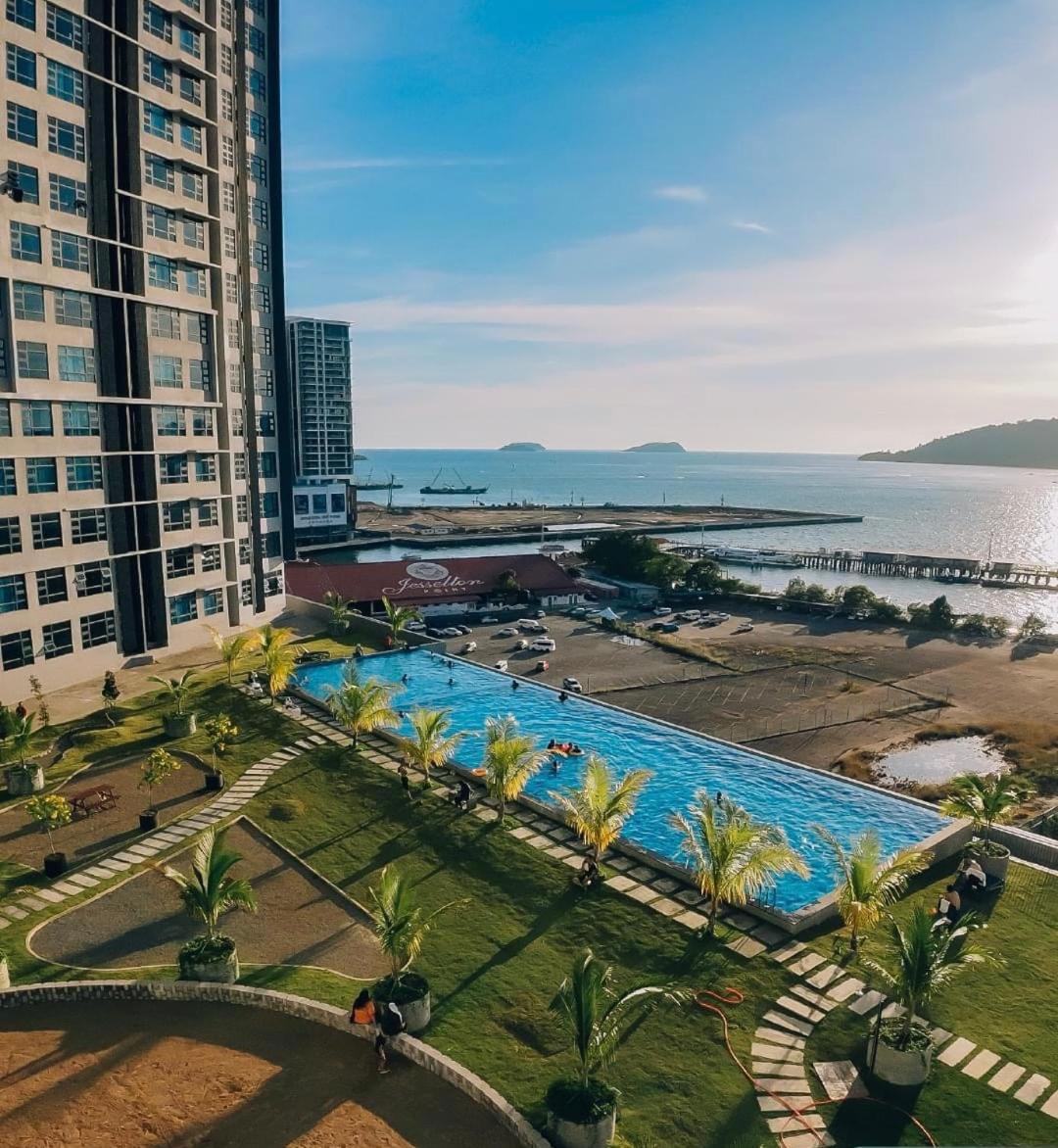 Seaview Luxury Condo Homestay 2Bed 2Bath Jesselton Quay By R2 Residence Kota Kinabalu Zewnętrze zdjęcie