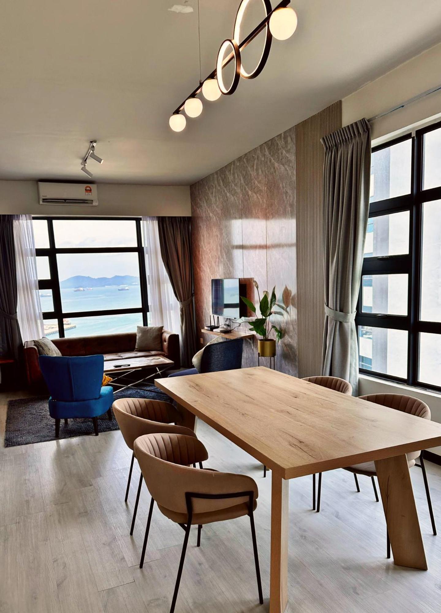 Seaview Luxury Condo Homestay 2Bed 2Bath Jesselton Quay By R2 Residence Kota Kinabalu Zewnętrze zdjęcie